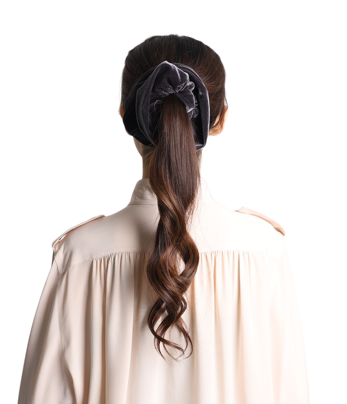 レディース】Velour Logo Scrunchie | heyep(ヘイップ) / アクセサリー