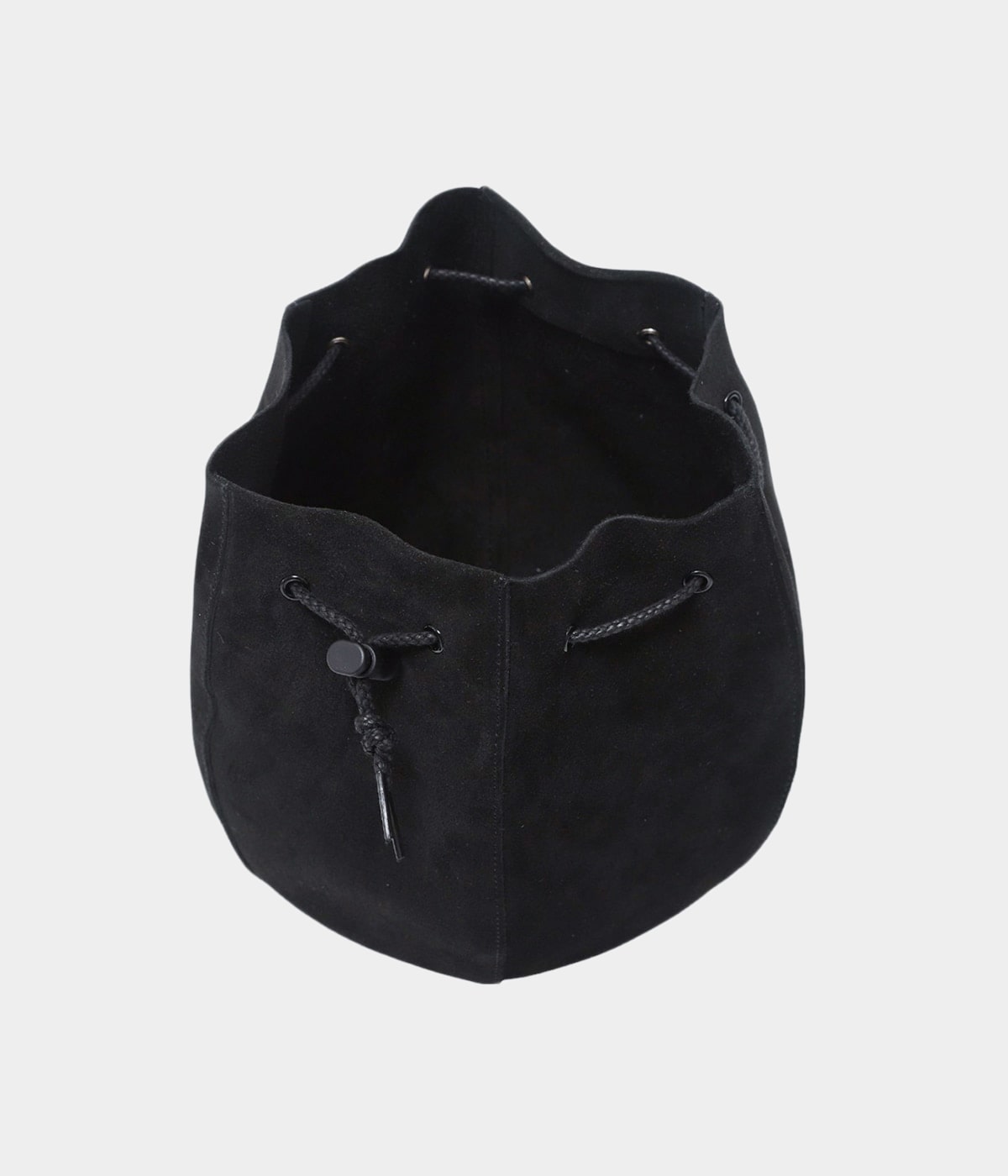 Hender Scheme エンダースキーマ kinchaku巾着 ベロア 黒 Hender Scheme (エンダースキーマ) kinchaku / キンチャク