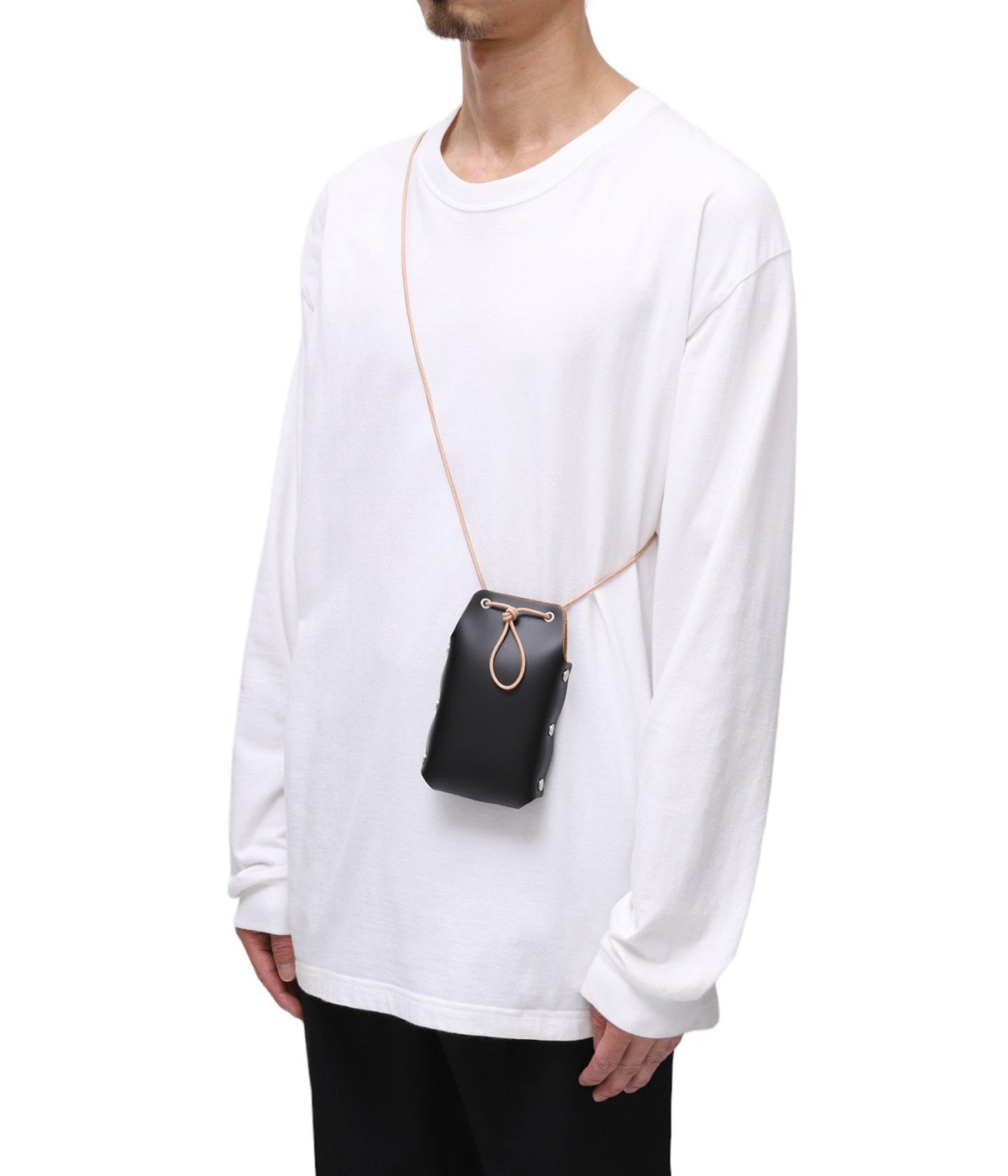 Hender Scheme assemble neck pouch S ブラック 楽天市場】[P10倍]Hender Scheme : assemble neck pouch S / 全2