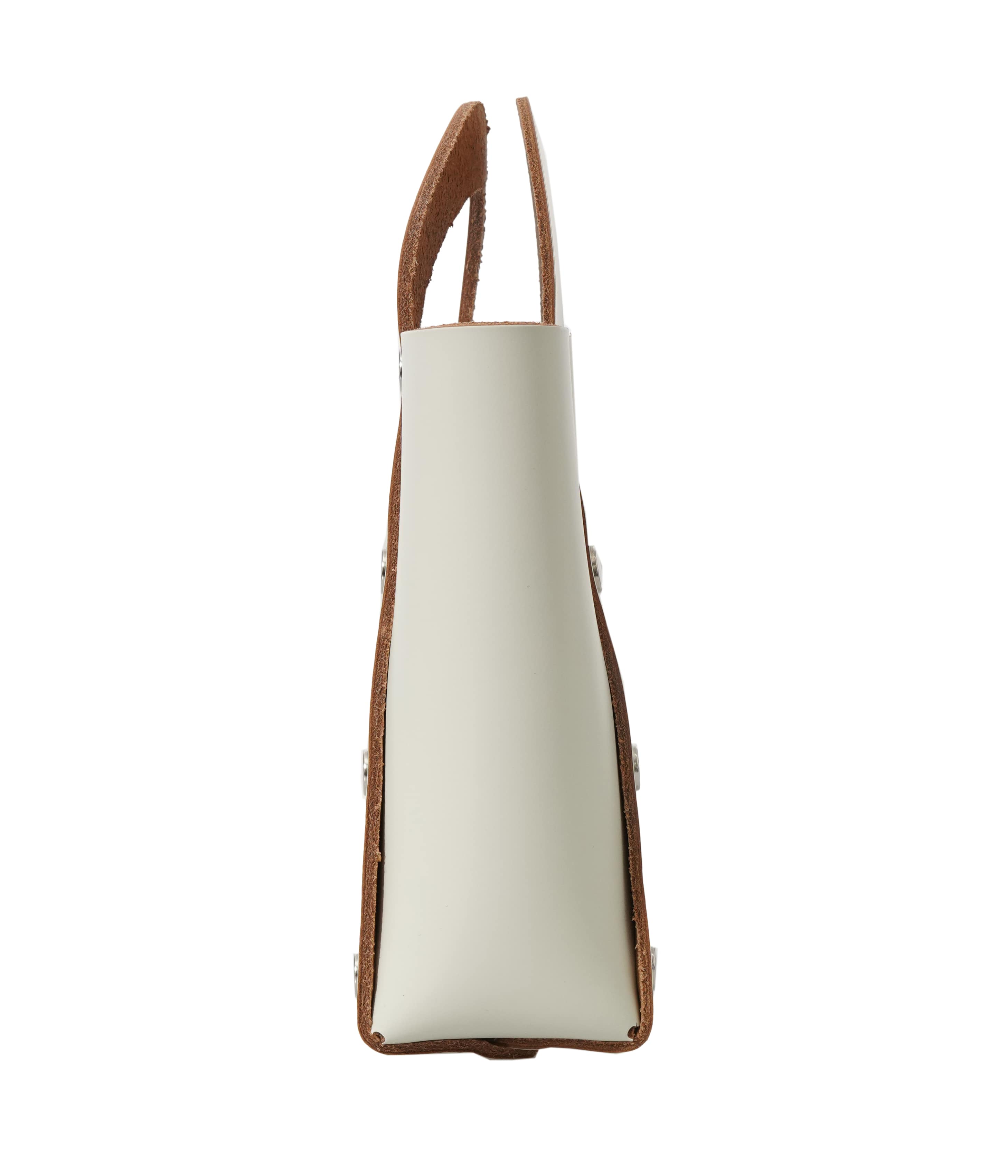 LYN】Raff Raw L トップハンドルバッグ アイボリー LYN】Raff