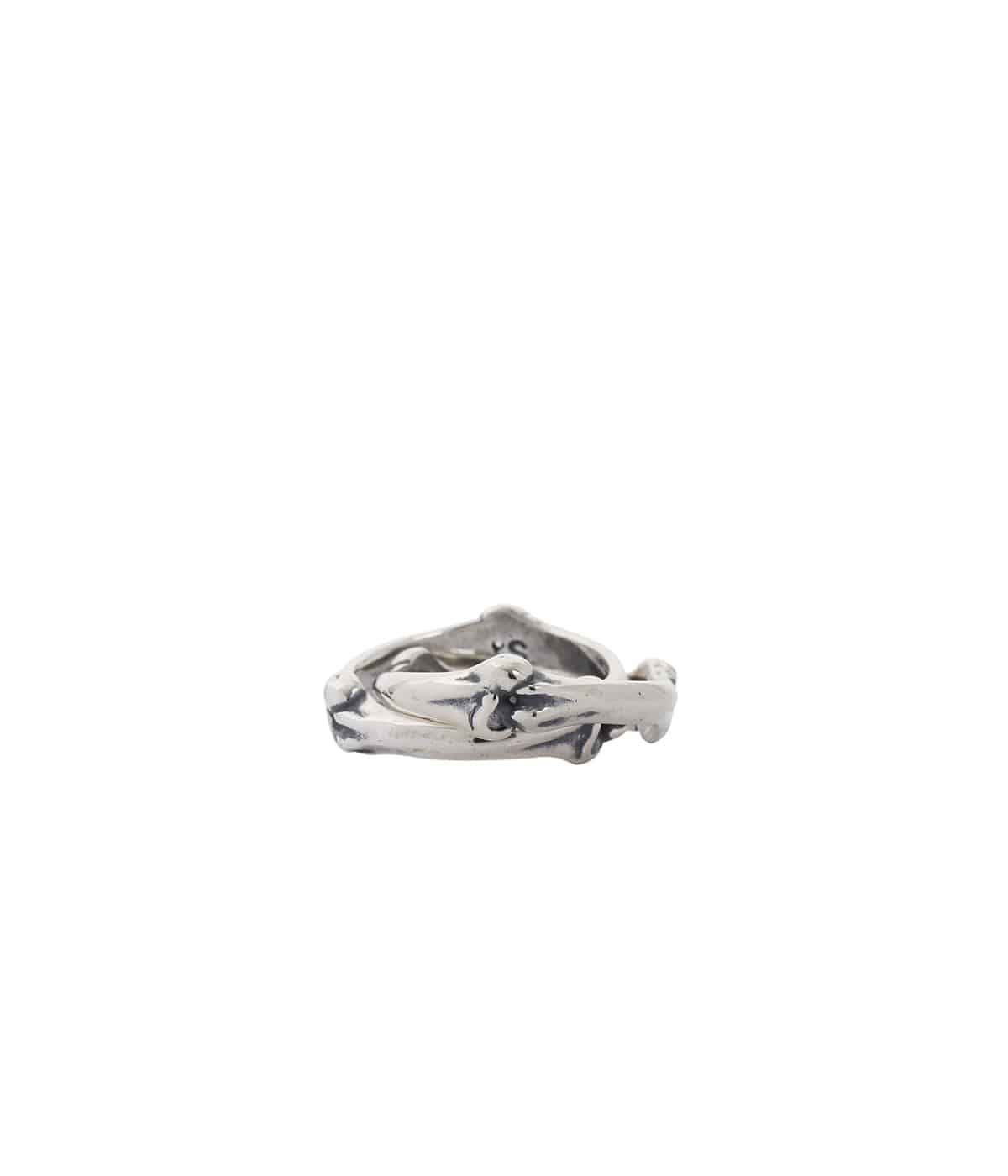 heart of bone レミーリング bone shaped dual ring. | TAKAHIROMIYASHITATheSoloist