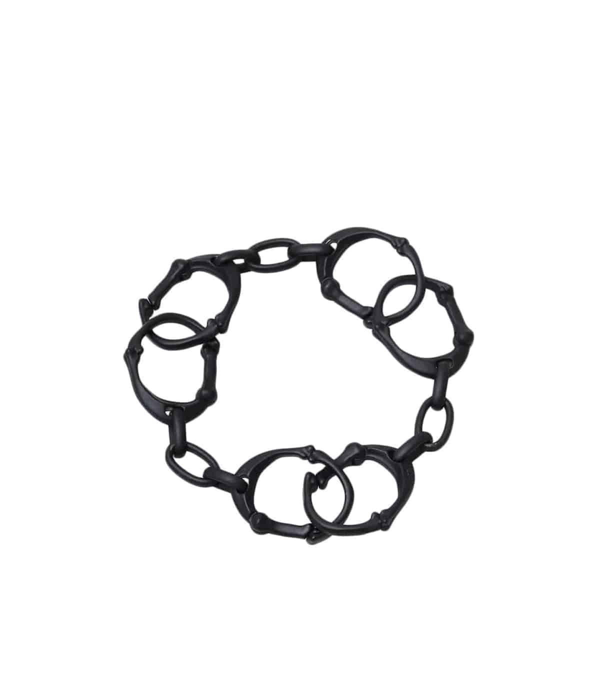 bone shaped carabiner br acelet.-S-