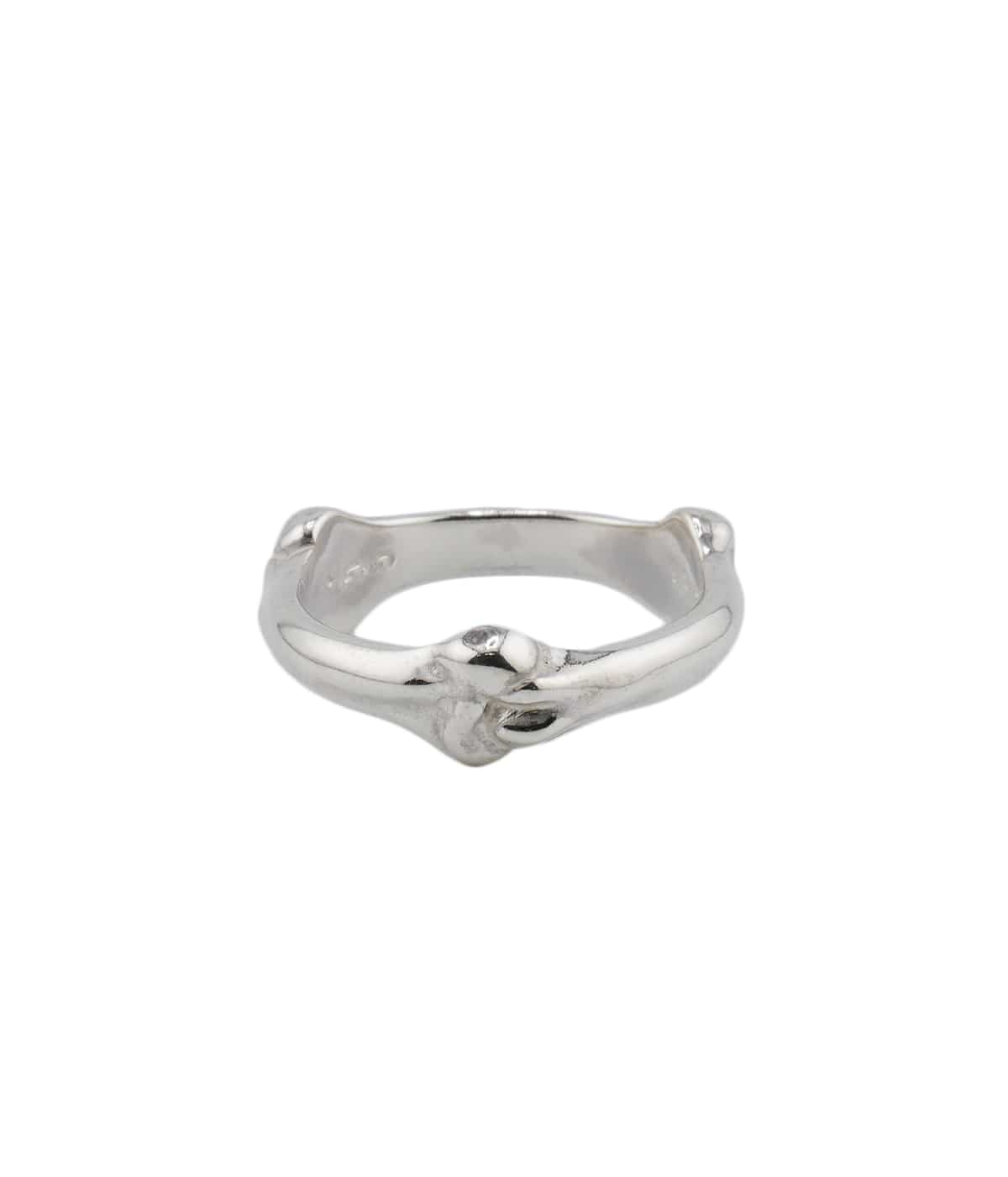 bone shaped band ring. | TAKAHIROMIYASHITATheSoloist