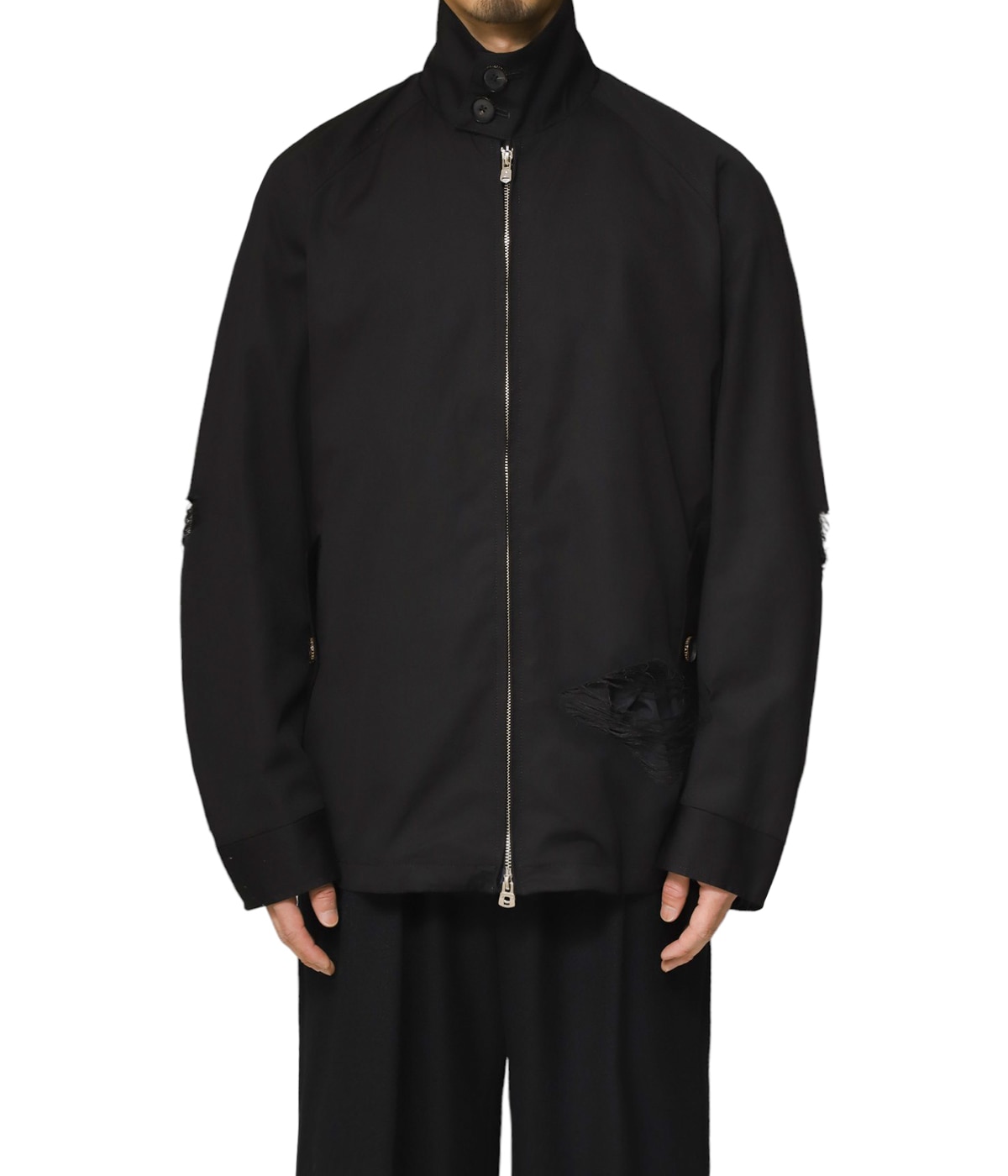 back gusset sleeve dog ear jacket.(clash