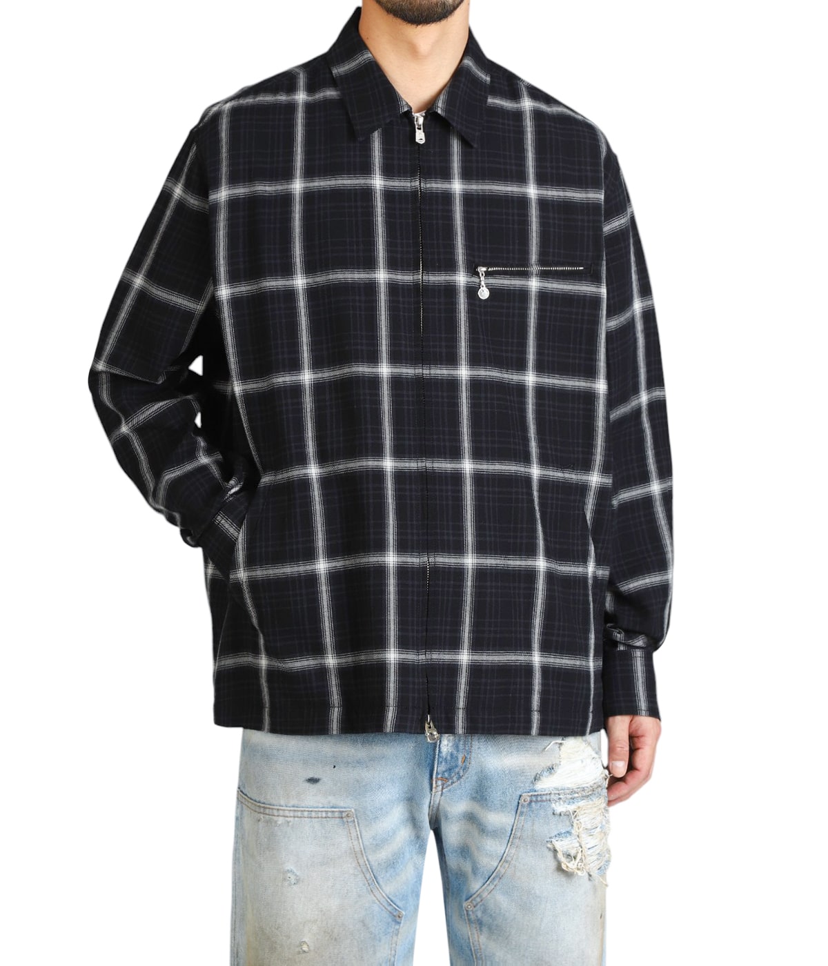 full zip work jacket. | TAKAHIROMIYASHITATheSoloist