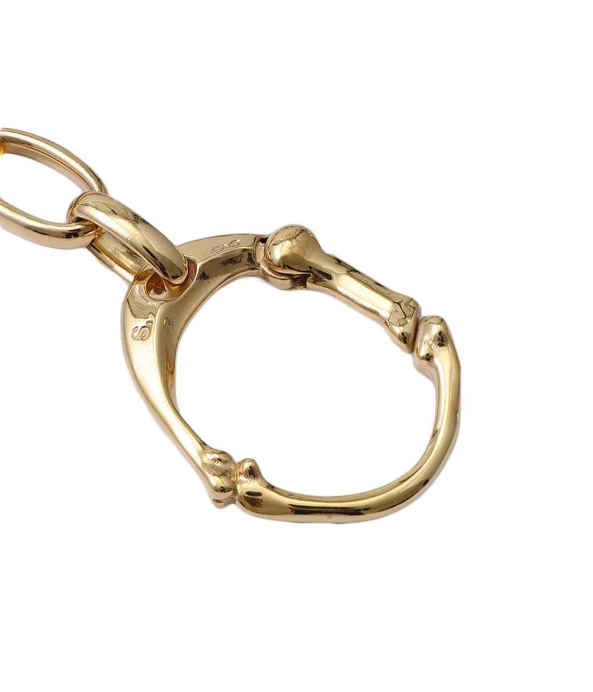 [Test Artifact]Shard Bracelet 000 Steel★韓国人気 bone shaped carabiner bracelet.-L