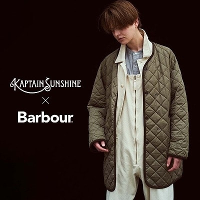 KAPTAIN SUNSHINE × Barbour / 21AW Mil.No-collar Coat