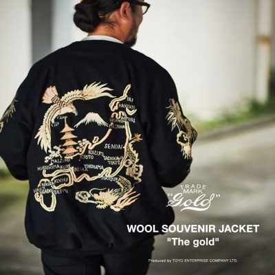 GOLD｜WOOL SOUVENIR JACKET "The gold"
