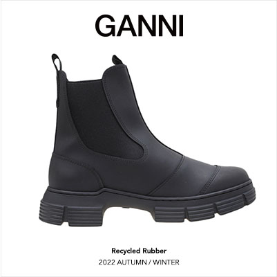 GANNI｜Recycled Rubber