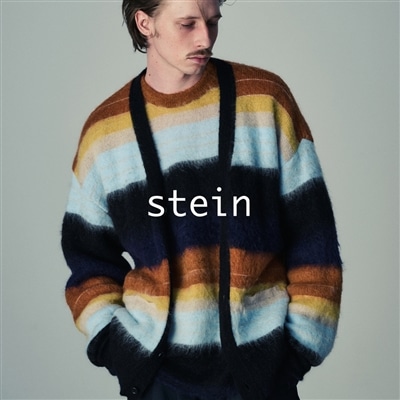 stein｜COLOR COMBINATION MOHAIR CARDIGAN