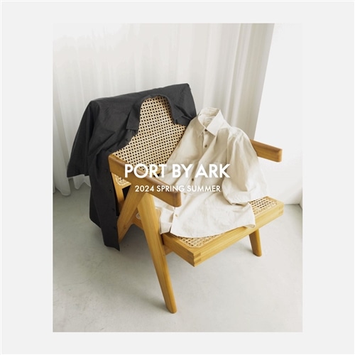 PORT BY ARK｜モダンな印象のコットンリネンシャンブレーシャツ