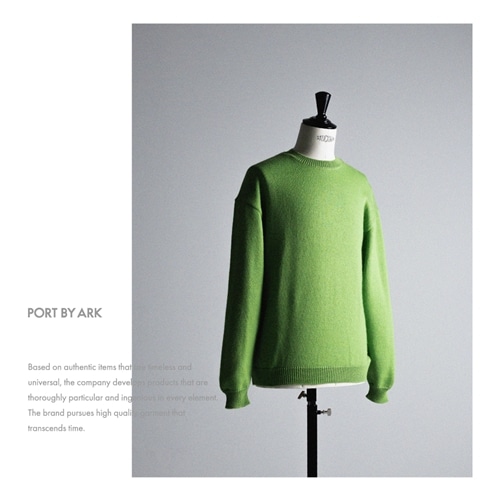 PORT BY ARK｜秋冬スタイルの差し色に最適なカラーニット