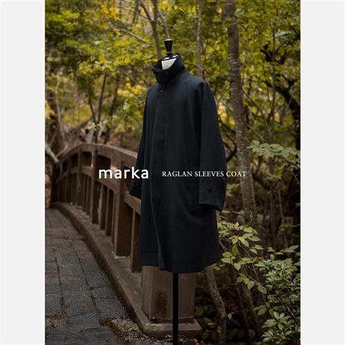 marka｜美しいシルエットのセミロングコート