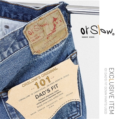 orSlow｜ARKnets別注のルーズフィットデニム
