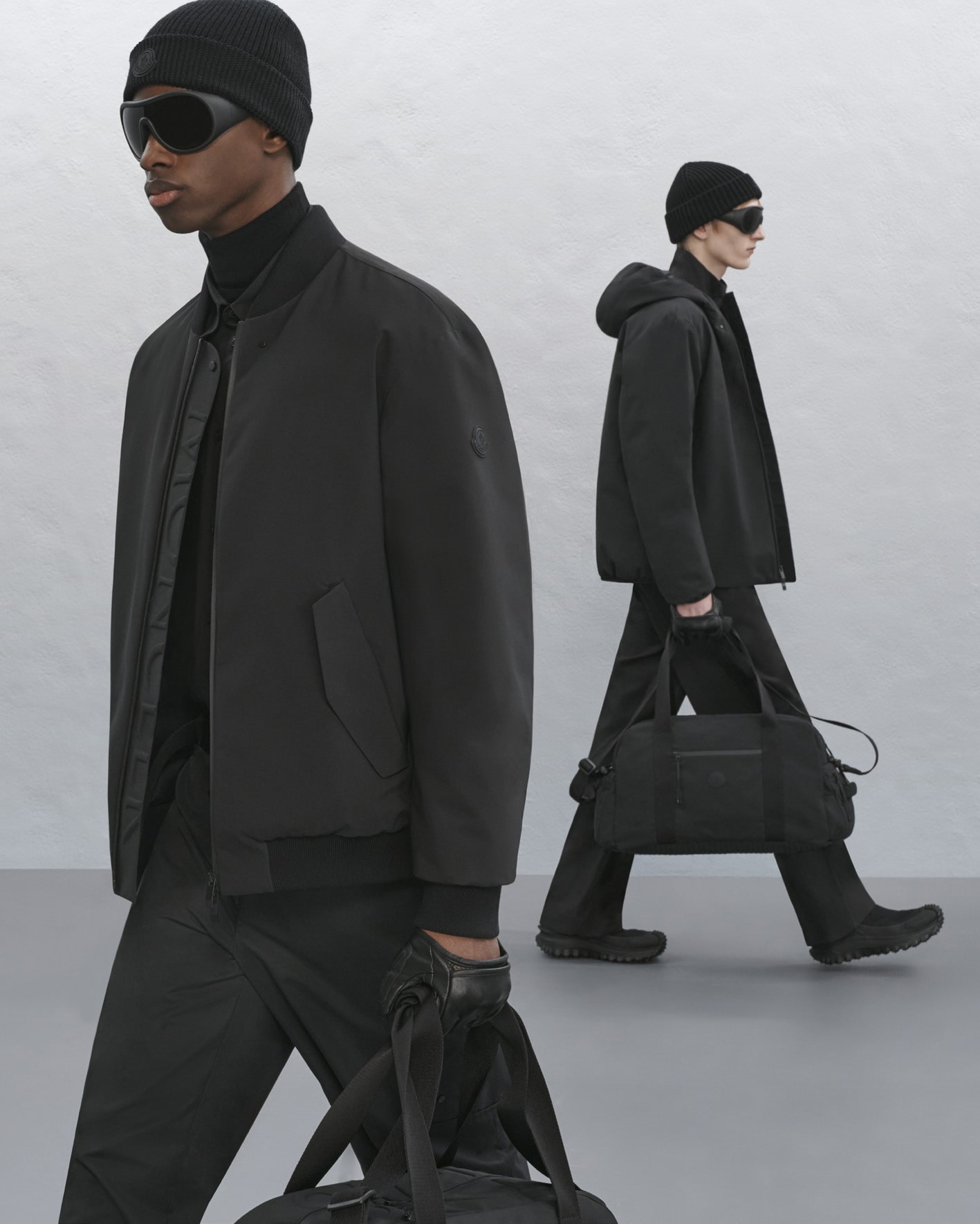 MONCLER 2024/25秋冬新作 シアリング素材 アビエーターハット モンクレール 2024 おすすめのショートダウンをピックアップ
