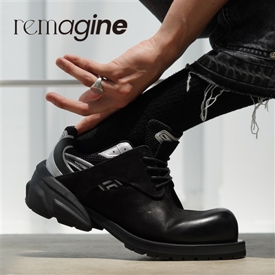 靴 remagine Size41 Remagine|リマジン - “STARTING BIGGER” HYBRID DERBY SHOES