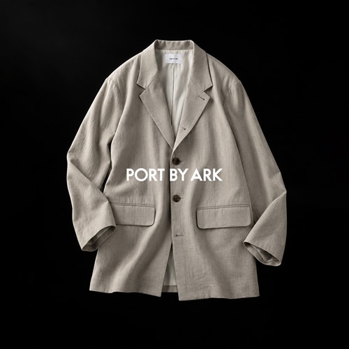 PORT BY ARK｜ナチュラルで上品な表情を纏うリネンウールジャケット