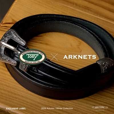 TORY LEATHER｜ARKnetsだけのウエスタン調パーツを備えた、別注レザーベルト