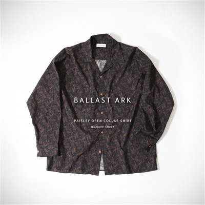 オリジナルのテキスタイルを採用したオープンカラーシャツ | BALLAST ARK