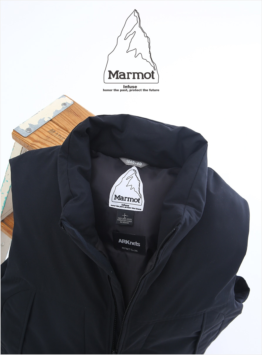 新品◾️Marmot infuse ARKnets別注ダウンベスト マーモット