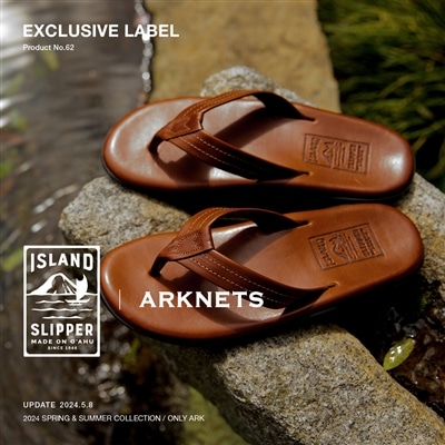 【特集｜先行予約】ISLAND SLIPPER × ARKnets｜別注 PT202 TOCHIGI LEATHER THONG