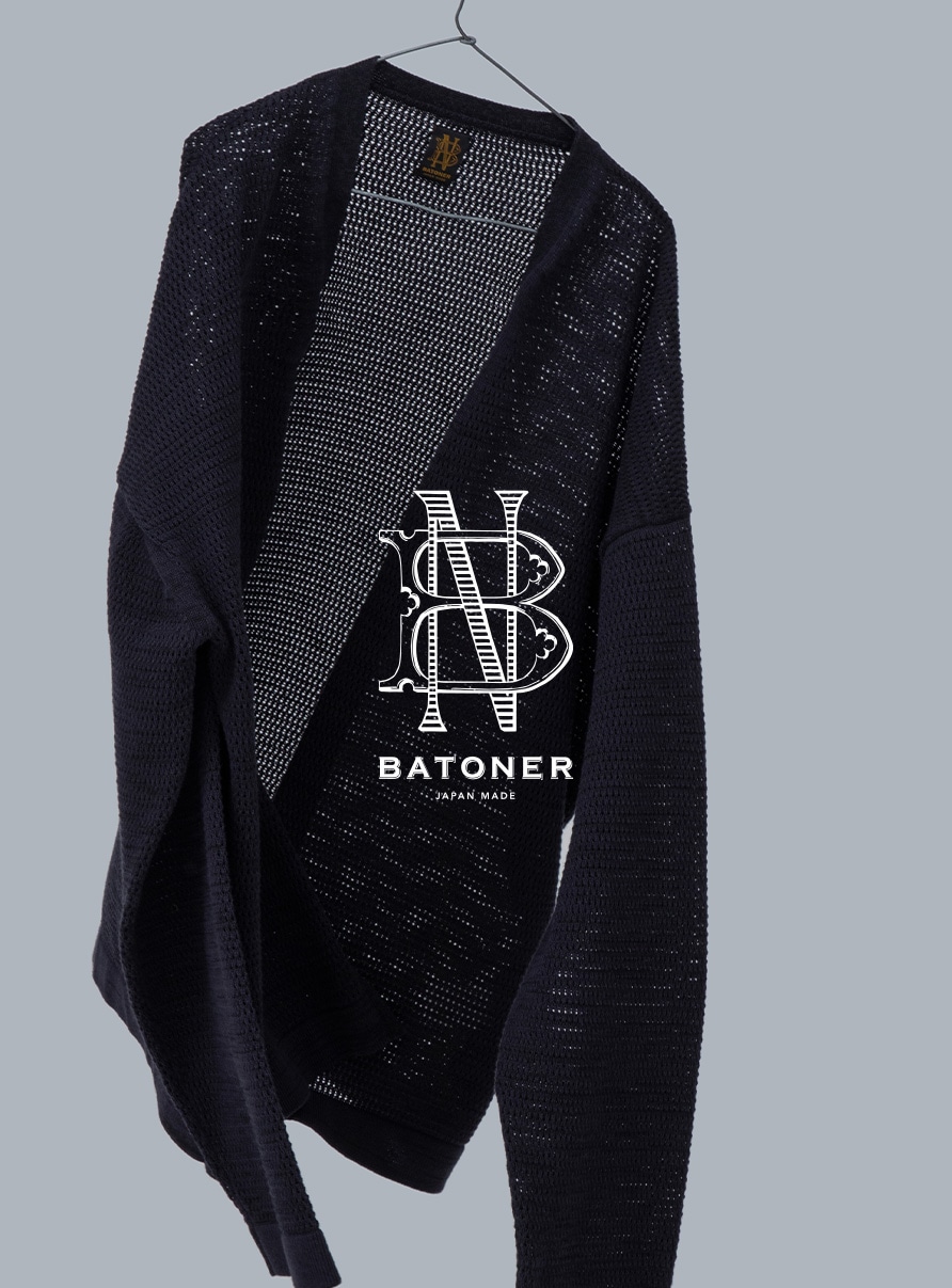 BATONER サマーニット カーディガン　ARKnets別注 23SS 66068dfbb7882.webp