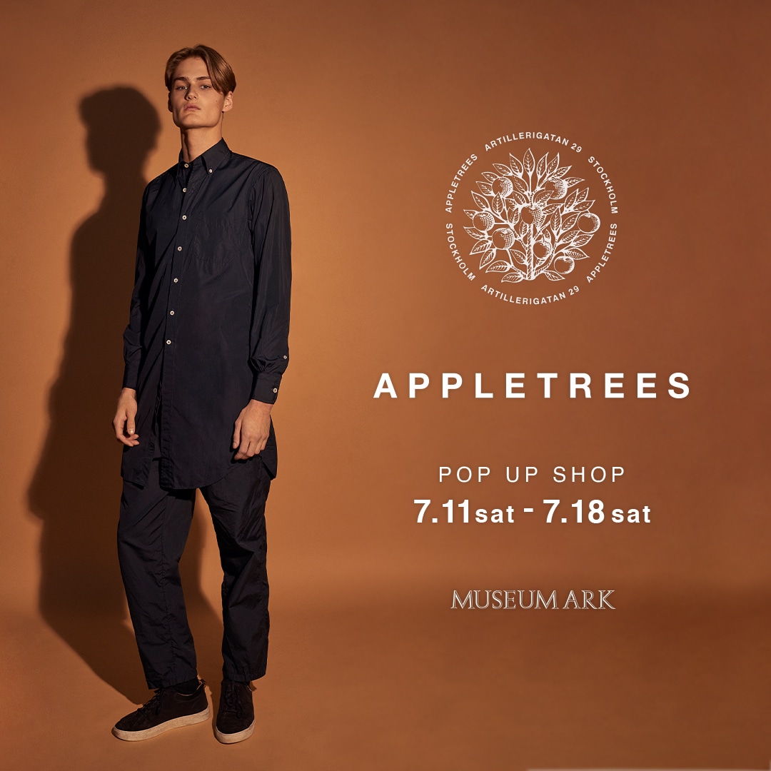 《 APPLETREES 》 POP UP SHOP 開催のお知らせ