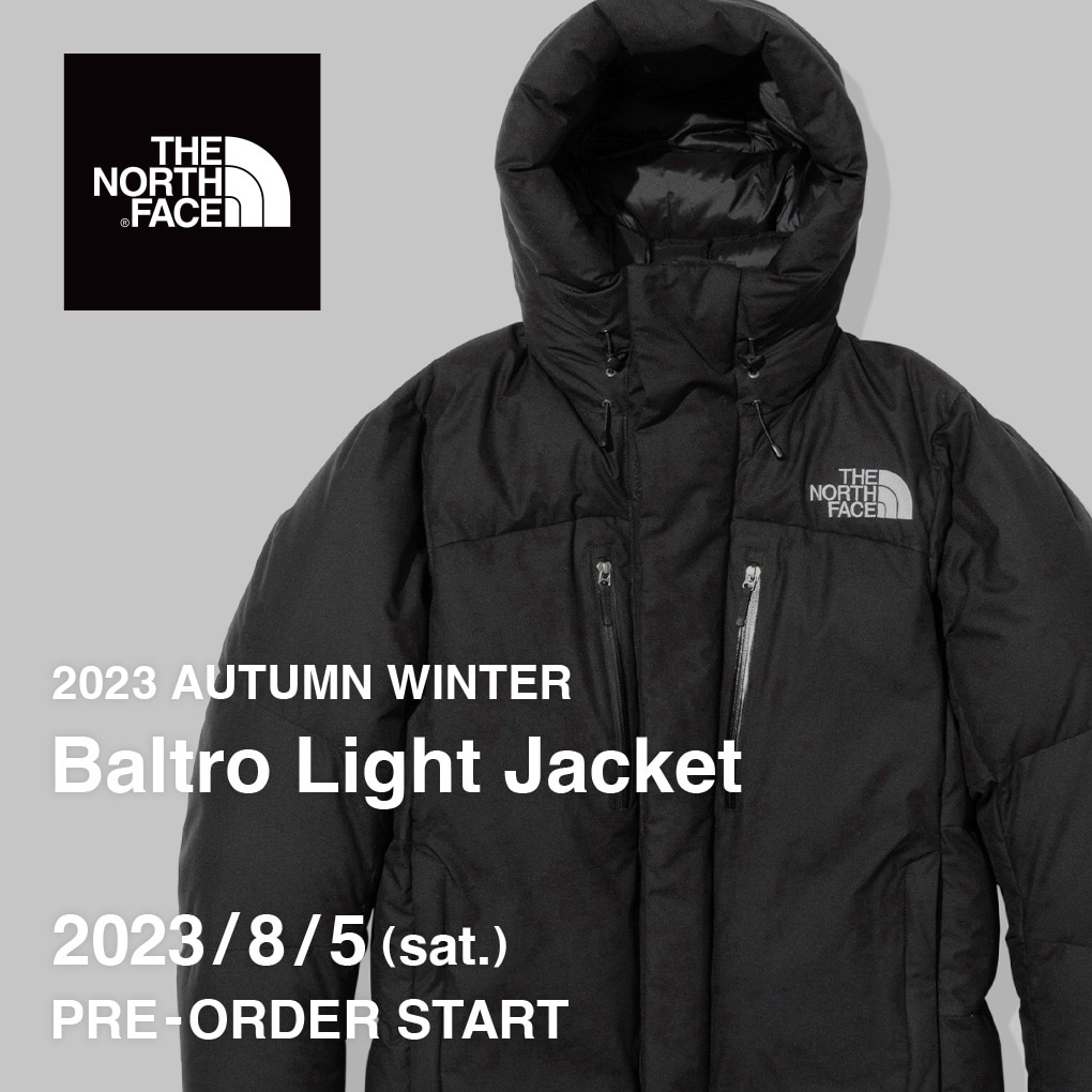 THE NORTH FACE 2023年秋冬シーズン Baltro Light Jacket先行予約のお知らせ