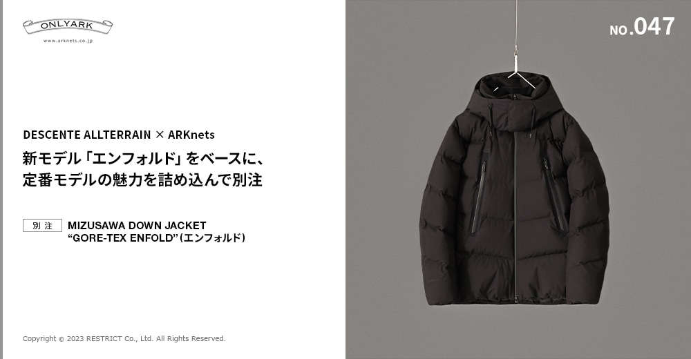更新型 DESCENTE ALLTERRAIN 別注特設